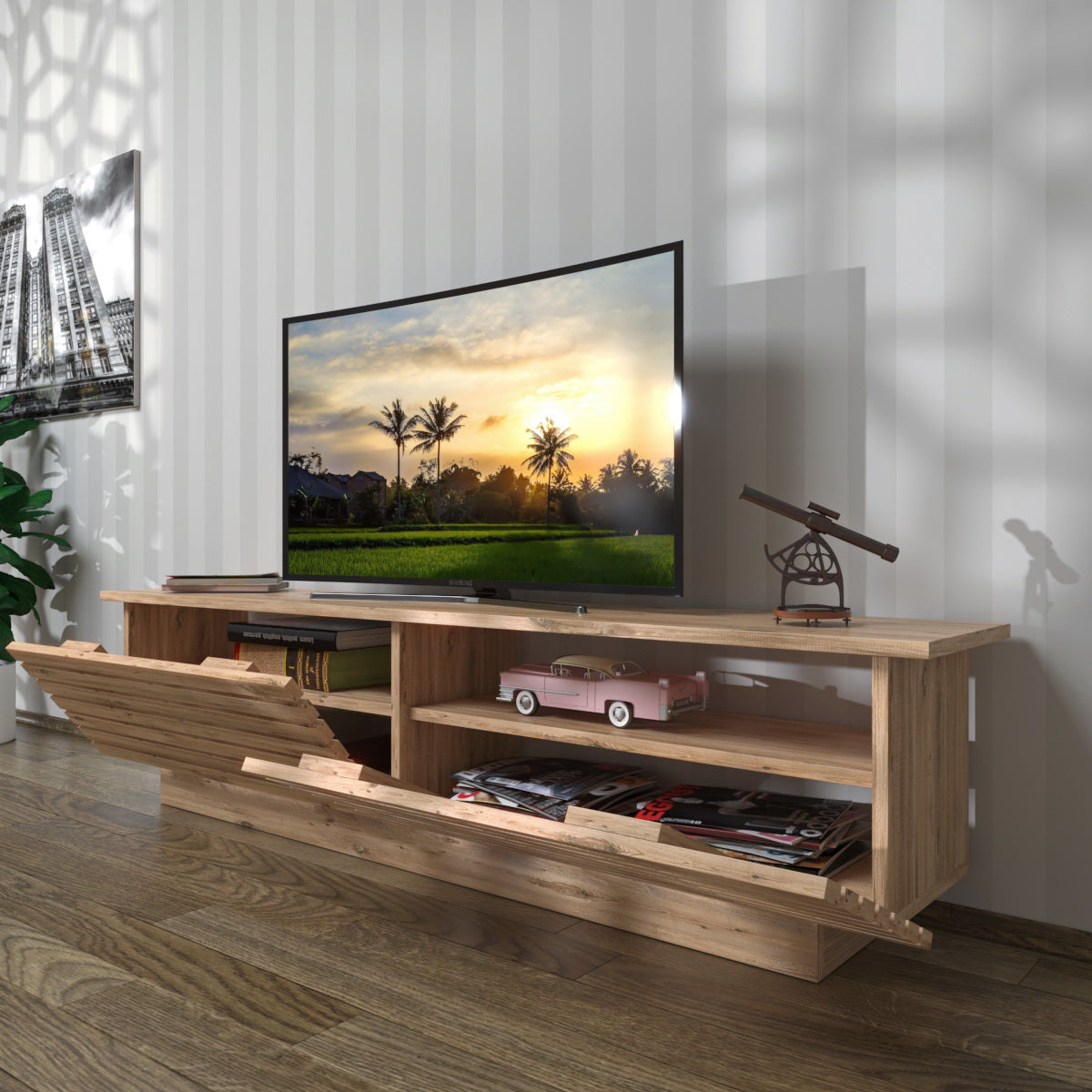 Merit Metal Ayaklı Tv Ünitesi