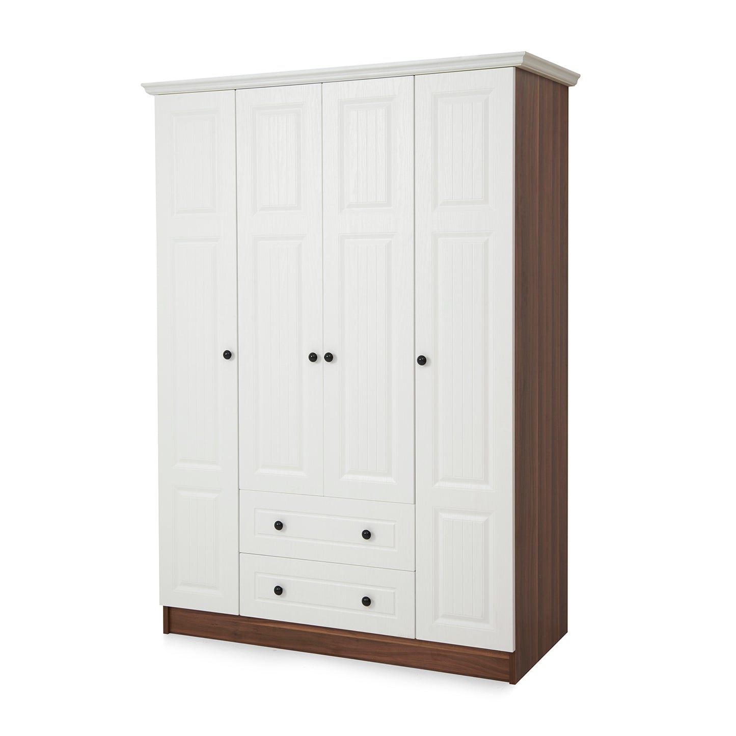 Membran Netlo 4 Kapi 2 Çekmeceli 120 Cm Gardirop