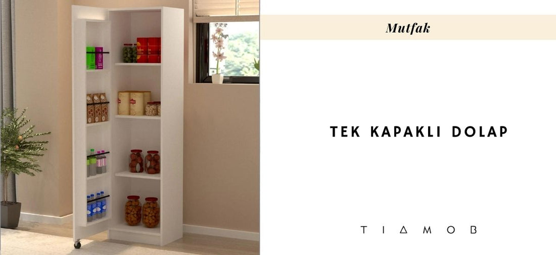 tek kapaklı erzak dolabı