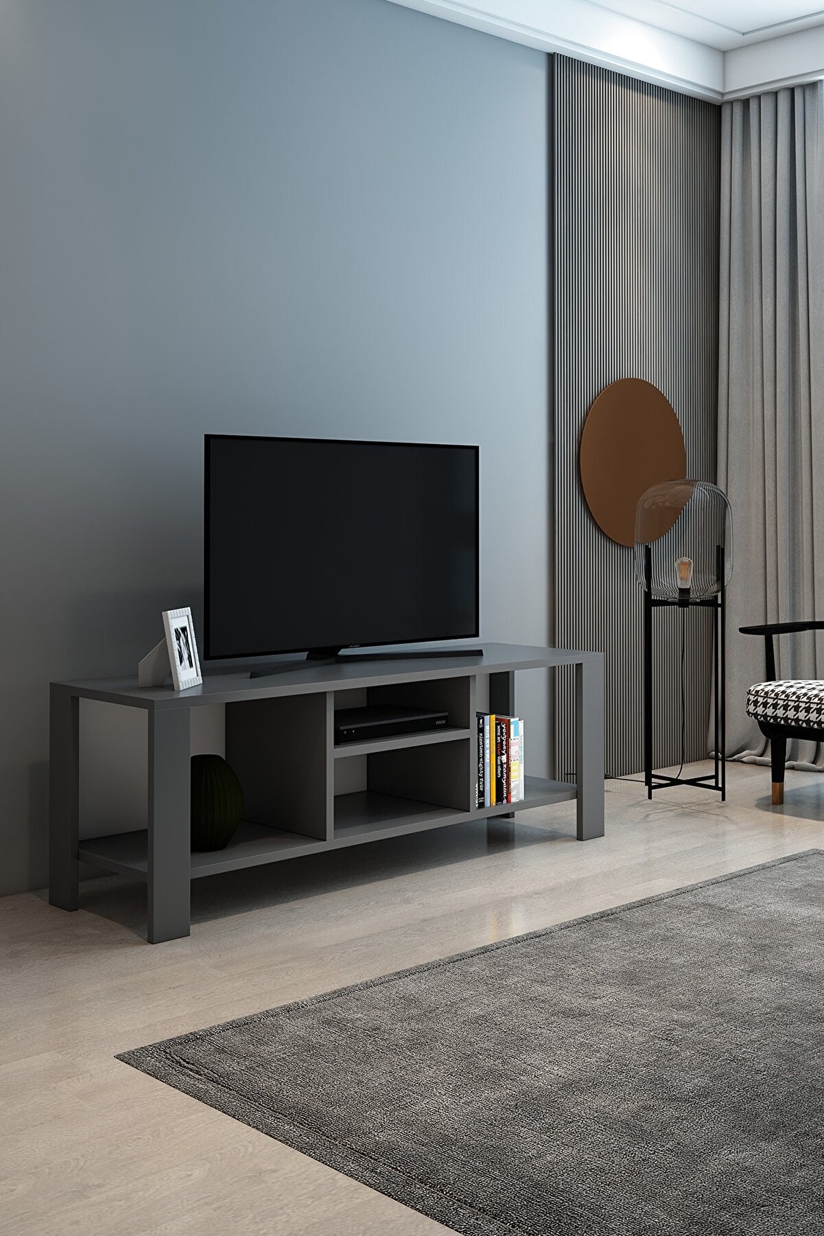 Platin Güney TV Sehpası Antrasit