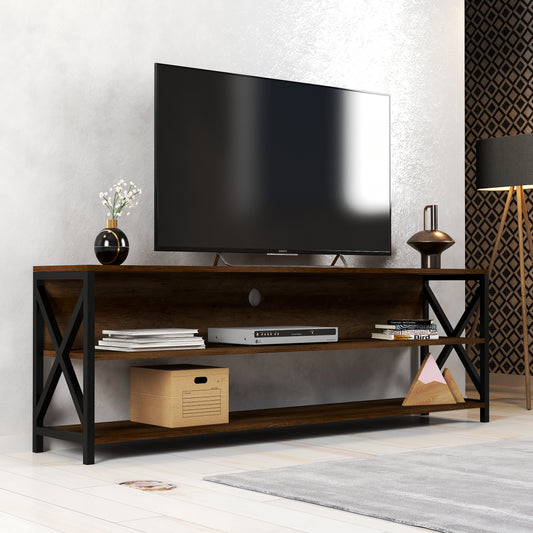 Victor Metal Ayaklı 180 cm Tv Sehpası - Barok