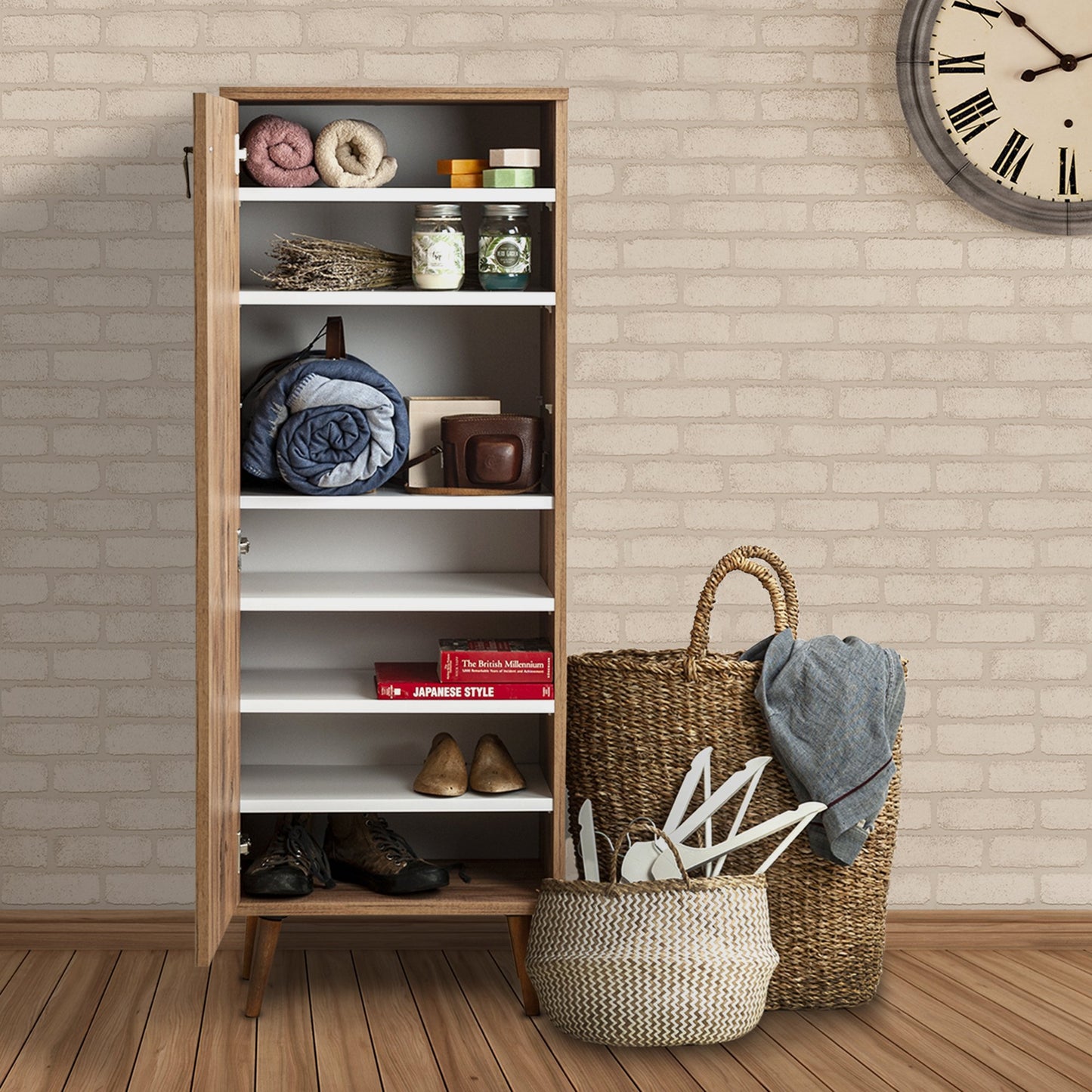Atlantis Elephant Printed Multi-Purpose Cabinet