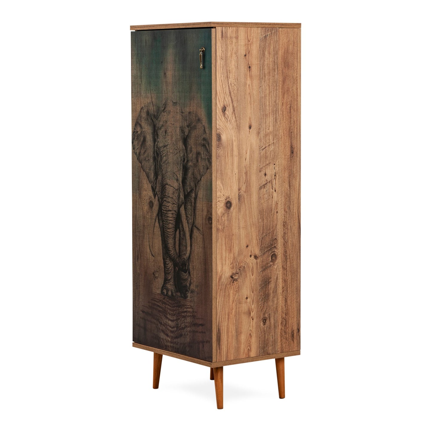 Atlantis Elephant Printed Multi-Purpose Cabinet